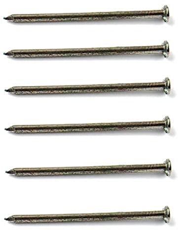 Merriway BH03727 38 mm Runder Drahtstift, Weiß, 125 Stück