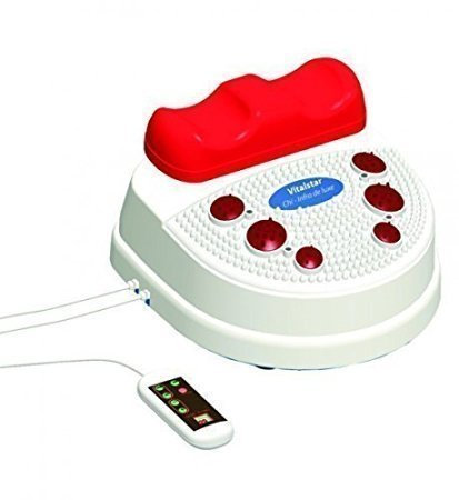 chi-enterprise Vitalstar appareil de chi-massage à infrarouge I Relaxation en 10 étapes I Chi-machine vitalisante avec minuterie, télécommande a. Twister (plateau tournant)
