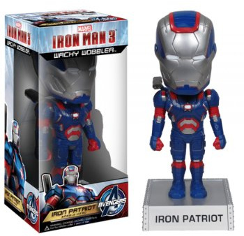 Funko Marvel Iron Man 3 Movie Iron Patriot 17,8 cm Wackelkopf