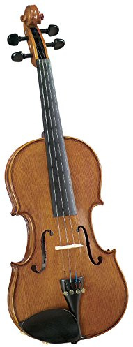 Cremona SV-175 Premier Student Violin Outfit – 3/4 Size – Hand-Carved Spruce & Maple, Ebony Fittings, US-Made Prelude Strings for Beginner & Advancing Students