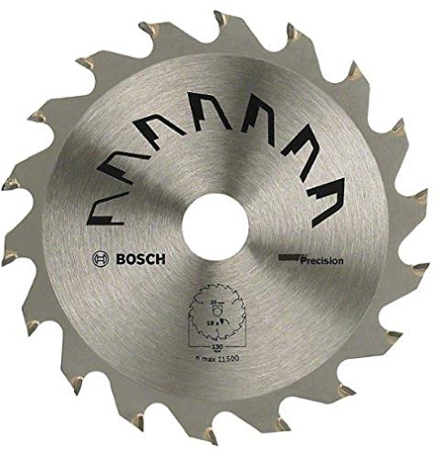 Bosch 1x Circular Saw Blade Precison (for Wood, Ø 140 x 2.5/1.5 x 20/12.75 mm, 18 Teeth, ATB, with 1x Reduction ring 12.75 mm, Accessories for Circular Saws)