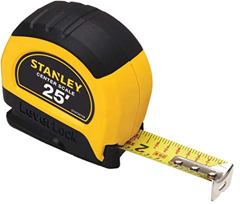 STANLEY STHT30758L Ruban de lecture central, 7,6 m x 2,5 cm