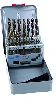 Set metálico brocas HSS-CO, medidas de 1-13mm (medios) 25 Piezas