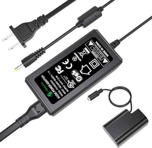 Gonine DMW DCC12 Camera Power Supply GH5 GH4 Dummy Battery for Panasonic Lumix DC-G9 DMC-GH3 GH3K GH4K GH3H GH4H G9 G9L G9K, AC8 AC10 AC Adapter Charger Kit.