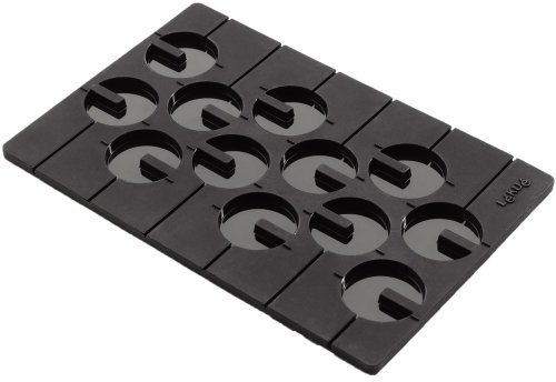 Lékué 0212400N01M017 - Molde de silicona platino para piruletas en relieve, color rojo
