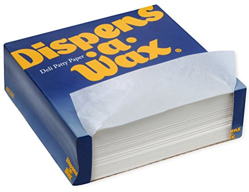 Dispens-A-Wax, 801200, White, Deli Patty Paper, 6 Length x 6 Width by GP PRO (Georgia-Pacfici) (Case of 10 Boxes, 1,000 Sheets Per Box)