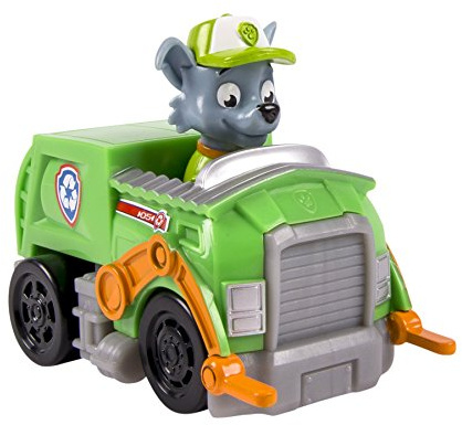 Paw Patrol – Rocky im Recycling Truck – Mini-Fahrzeug 9 cm