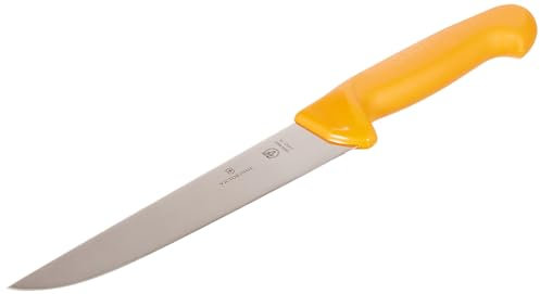Victorinox, coltello per scuoiare Swibo, lama normale larga da 18 cm, arancione, 5.8421