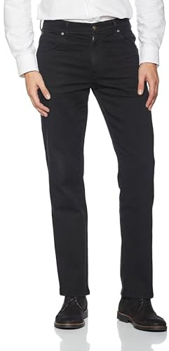 Wrangler Herren Durables Regular Fit Jeans, Schwarz, 34W / 32L