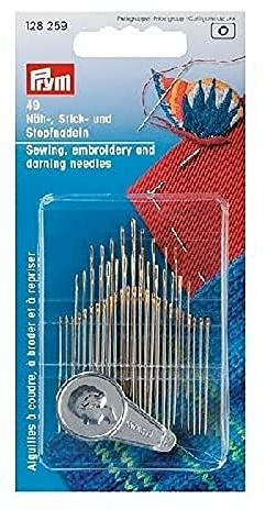Prym Sömnad, Broderi Och Darning Nålar Threader 49-Pieces, Silver