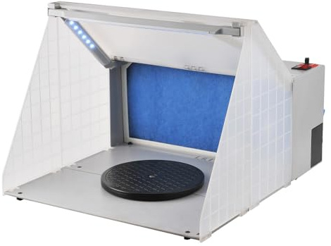 OCS.tec Airbrush Spray Booth COMPRESSEUR KIT DE Peinture par Aspiration AS3