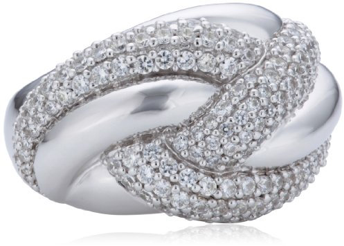 Joop Damen-Ring Zirkonia weiss 925 Sterling Silber Gr. 57 (18.1) JPRG90671A570