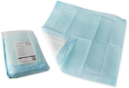 Medi-Inn Krankenunterlagen Einmalunterlagen 60 x 60 cm 4-lagig 25er Pack (4 x 25 = 100 Stück)