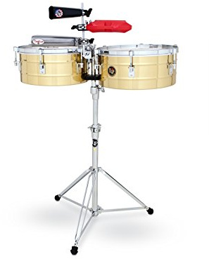 LP Latin Percussion Timbales Tito Puente Solid Brass 14/15 LP257-B