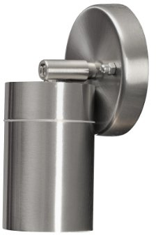 Konstsmide Modena Wandleuchte Wandspot schwenkbar B: 9 cm T: 8 cm H: 10.5 cm, 1 x 35 W, IP44 Edelstahl 7598-000 |