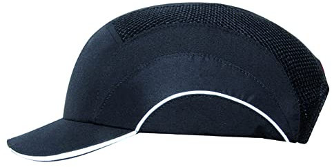 JSP Hardcap A1+ 5cm Short Peak - Black (ABS000-001-100)