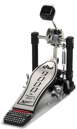 Drum Workshop 9000 Serie XF Extended Footboard Einzel‑Bassdrum‑Pedal mit Tasche