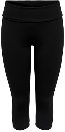 Only Play damleggings ONPFOLD normalt skurna leggings, svart, XS