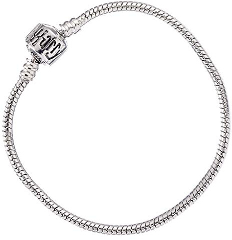 Harry Potter Armband 19 cm silberfarben, aus Metall, auf Backerkarte.