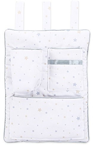 babybay Utensilo für alle Modelle, weiß Sternemix sand/azurblau
