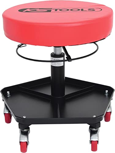 KS Tools 500.8030 - Taburete giratorio de taller (tamaño: 565 x 375 x 145 mm)