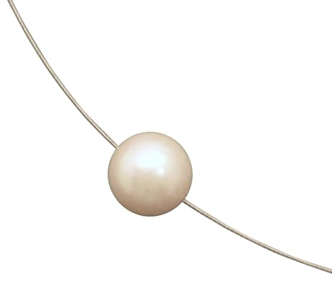 Kette weisse Perle am Reif