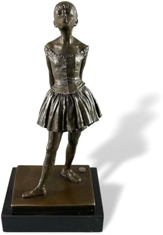 Escultura de bronce copia de Degas bailarina ballet réplica escultura 38cm