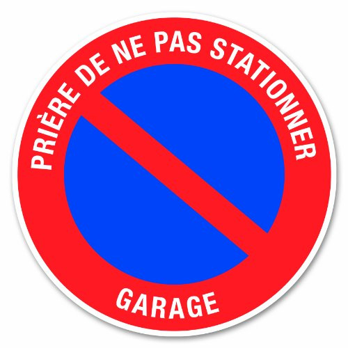 Chapuis DS29 - Señal de prohibido aparcar adhesiva (PVC, 280 mm)
