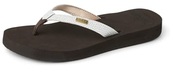 Reef Star Cushion Sassy, Damen Zehentrenner, Mehrfarbig (Brown/White Bnw), 37.5 EU (5 UK)