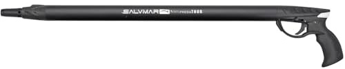 SALVIMAR Predathor Pneumatic Speargun | Underwater Spearfishing Gun with Widened Port Holes Muzzle, 13mm Inner Barrel, 8mm Diameter Threaded Galvanized Shaft & Ergonomic Handle, 75 cm