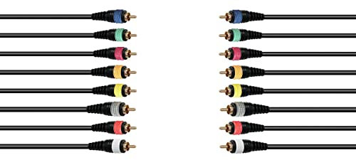 Câble multipaires 8 RCA/8 RCA mono 15m