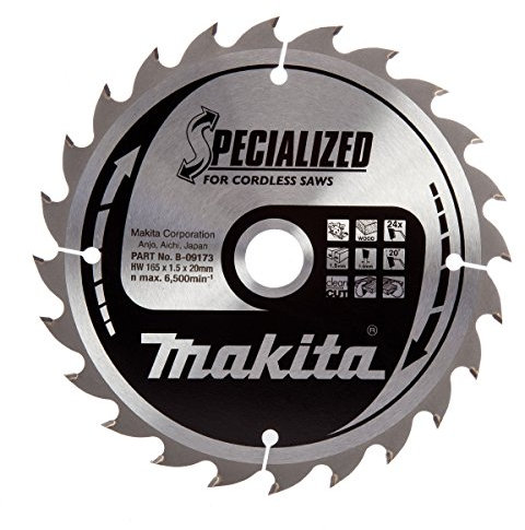 Makita Original Specialized Kreissägeblatt 24Zähne extra dünn nur 1,5mm für Akkukreissägen BSS/DSS 610/611 DHS630 14x300 mm