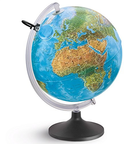 Tecnodidattica S.P.A-0330LULGITLNTL46 Mappamondo Nova Rico Lumierissimo 30, Multicolore, 886002