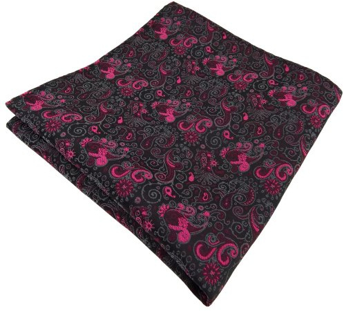 TigerTie Designer Einstecktuch in Paisley gemustert