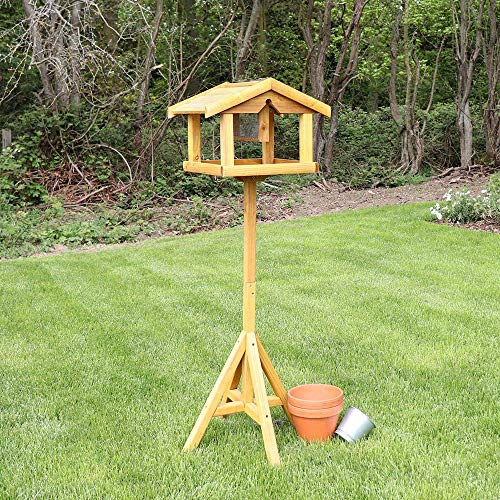 Kingfisher Premium Bird Table with Built in Feeder