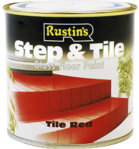 Rustins Step & Tile Paint Gloss Red 250 ml RUSSTP250