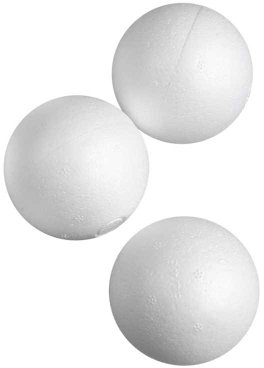 Creativ - Sfere in polistirolo, 6 cm (confezione da 5)