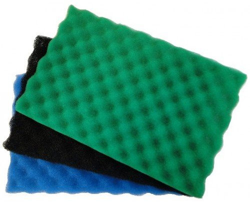 allpondsolutions Replacement Garden Fish Pond Spare Filter Foams Sponge Packs - Set of 3 Fine Medium Coarse (36 x 24)