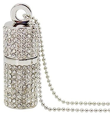 Ciway gioielli di lusso a forma di rossetto, USB Flash Drive USB 2.0 pollice Pen Drive con collana Sliver 32 Gb