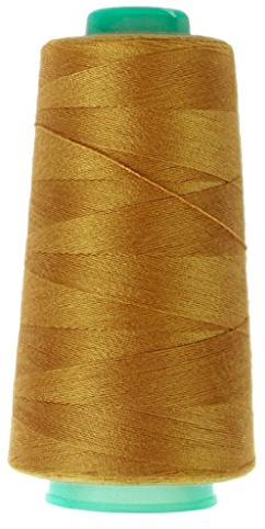 Bobina di filo di cucitura di jeans poliestere per macchina da cucire 20s/2 oro