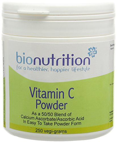 Bio Nutrition Vitamin C Powder (as Calcium Ascorbate / Ascorbic Acid Blend) - Antioxidant vitamin C - 250g powder