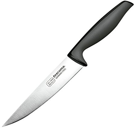 Tescoma 881205 Coltello Sbucciatore acciaio inox nero lama 13 cm, 1pz