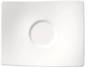 Villeroy & Boch NewWave Piattino da Caffè, Porcellana Premium, Bianco, 16 cm
