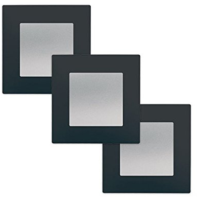 SIEMENS - LOT 3 Va et Vient Silver Delta Viva + Plaque Anthracite