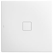 Kaldewei Conoflat Quadrat – Duschwanne Stahl weiß 900 x 900 x 23 mm Polystyrol-465 348 040 001 einschließlich Halterung/Halterung der Ablage.