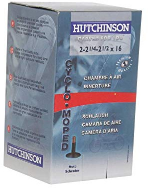 Hutchinson - Chambre à air - Valve Schrader - pour cyclomoteur et Moto - Dimensions - Compatible avec Divers modèles