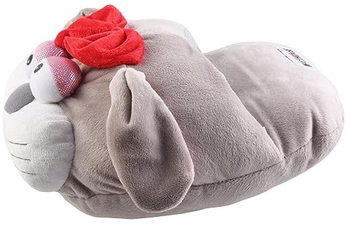 SAMs Tier Hausschuhe XXL Fußwärmer Katze Qualität Plüschtier Wärme Puschen Plüsch Einheitsgröße, TH-Ka