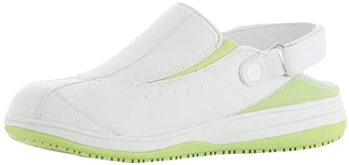 Oxypas Iris, Zapatos de Seguridad Mujer, Blanco (Lgn), 39 EU (5.5 UK)