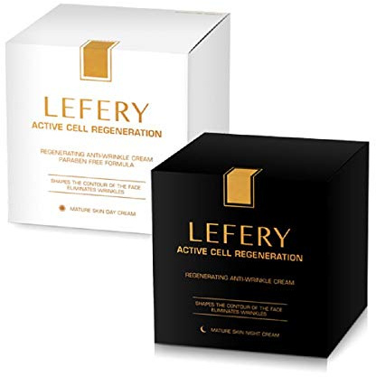 Lefery Aktiv cellregenerering Dag- och nattkräm Anti-rynkor Anti-åldrande effekt, UK säljare, äkta produkt! (Dag- och nattkräm)