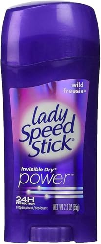 Lady Speed Stick Antiperspirant Deodorant, Invisible Dry, Wild Freesia 2.30 oz